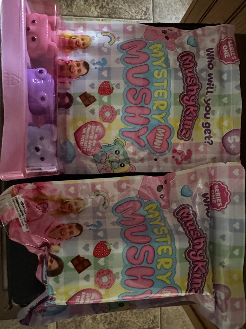 Mystery Mini MushyKins Squishy Surprise Pack - Pink & Purple